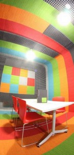 lateral® carpet tiles in a sound room