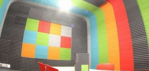 lateral® carpet tiles in a sound room