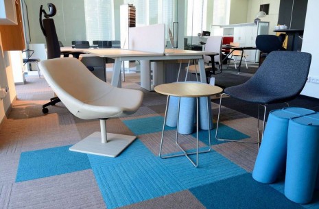 structure bonded® & fibre bonded carpet tiles at Balma, Poland