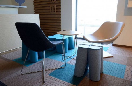 structure bonded® & fibre bonded carpet tiles at Balma, Poland