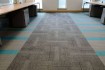 lateral®, zip & code carpet tiles at Inverclyde Council in Greenock