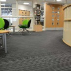 strands night carpet tiles at Shelley College Huddersfield