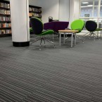 strands night carpet tiles at Shelley College Huddersfield