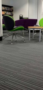 strands night carpet tiles at Shelley College Huddersfield