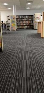strands night carpet tiles at Shelley College Huddersfield
