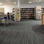 strands night carpet tiles at Shelley College Huddersfield