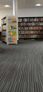 strands night carpet tiles at Shelley College Huddersfield