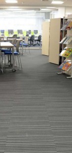 strands night carpet tiles at Shelley College Huddersfield