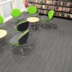 strands night carpet tiles at Shelley College Huddersfield