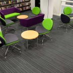 strands night carpet tiles at Shelley College Huddersfield