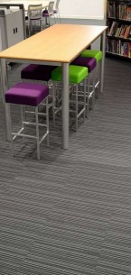strands night carpet tiles at Shelley College Huddersfield