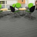 strands night carpet tiles at Shelley College Huddersfield