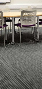 strands night carpet tiles at Shelley College Huddersfield