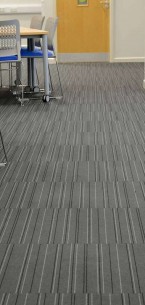 strands night carpet tiles at Shelley College Huddersfield