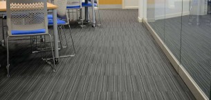 strands night carpet tiles at Shelley College Huddersfield