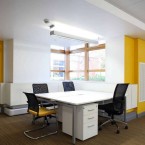 strands & balance carpet tiles at University of Worcester