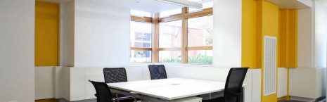 strands & balance carpet tiles at University of Worcester