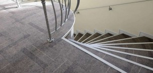 zip carpet tiles at Old Theatre Poland