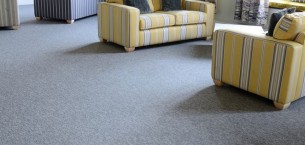 tivoli - loop pile carpet tiles at Lancing College