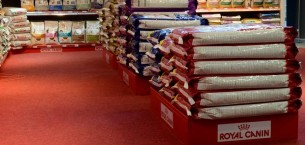 velour excel carpet tiles - pet shop