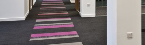 strands & origin carpet tiles - Scottish Crime Campus