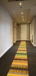 armour & structure bonded carpet tiles in apartments