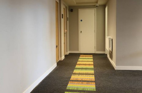 armour & structure bonded carpet tiles in apartments