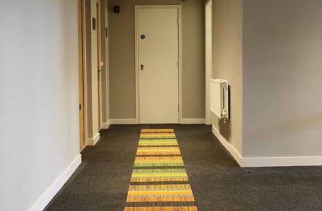 armour & structure bonded carpet tiles in apartments