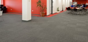 lateral carpet tiles at Solihull College