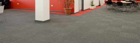 lateral carpet tiles at Solihull College