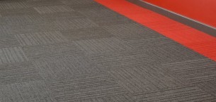lateral carpet tiles at Solihull College