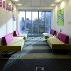 tivoli carpet tiles from burmatex at Loughborough University