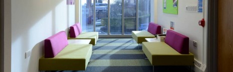 tivoli carpet tiles from burmatex at Loughborough University