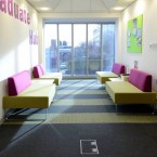 tivoli carpet tiles from burmatex at Loughborough University