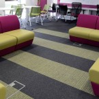 tivoli carpet tiles from burmatex at Loughborough University