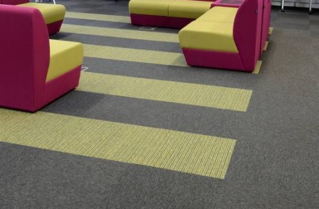 tivoli carpet tiles from burmatex at Loughborough University