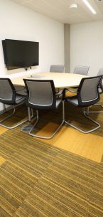 burmatex carpet tiles in Birmingham University Library